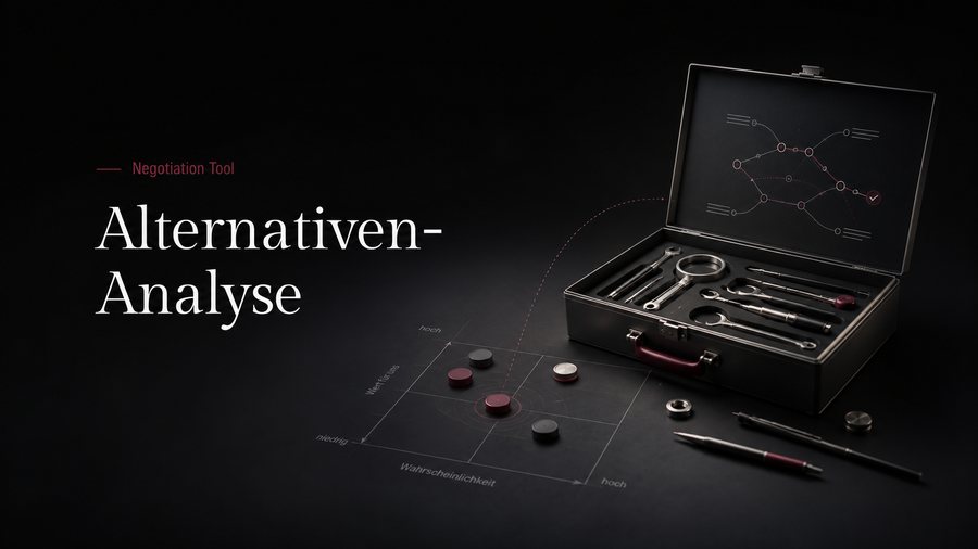 Negotiation Tool: Alternatives Analysis